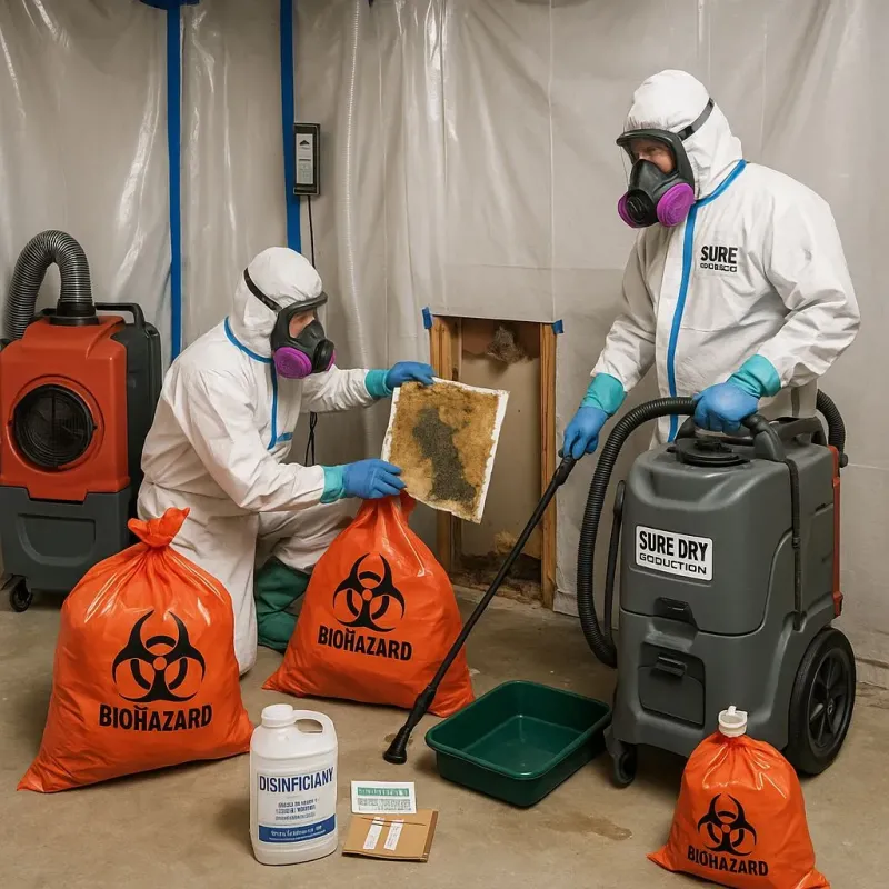 Contaminated Water Handling Protocols process in Rock Hill, MO